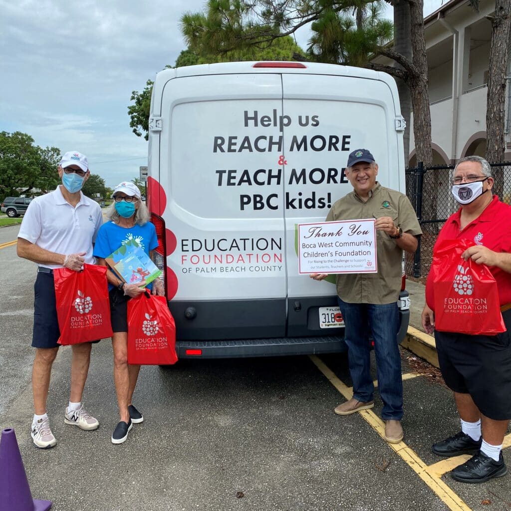 Boca West Children's Foundation Kits for Kids volunteers