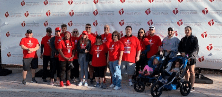 Heart Walk team