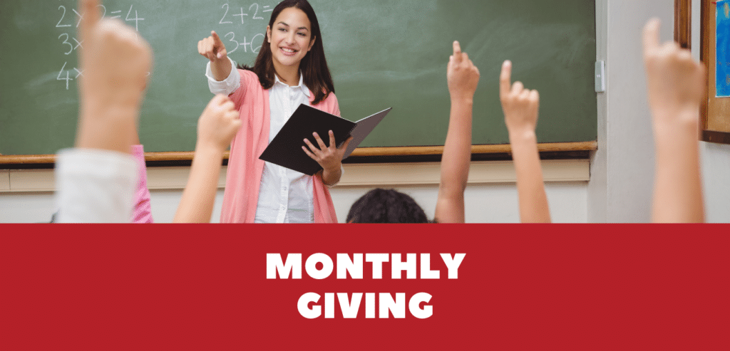 Monthly Giving call to action
